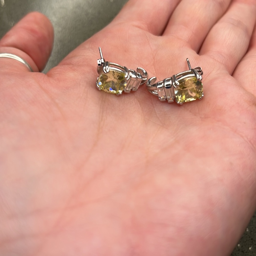 Ross-Simons CZ Earrings - Picture 3 of 3